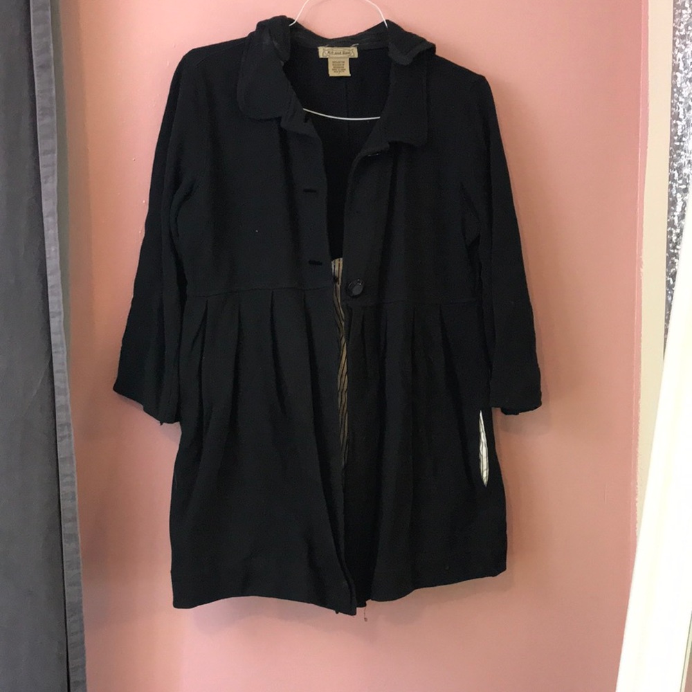 Black Pea coat